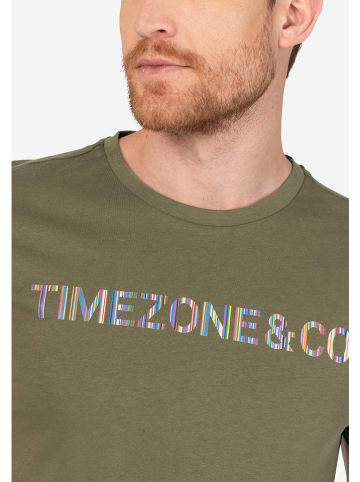 Timezone Koszulka w kolorze khaki