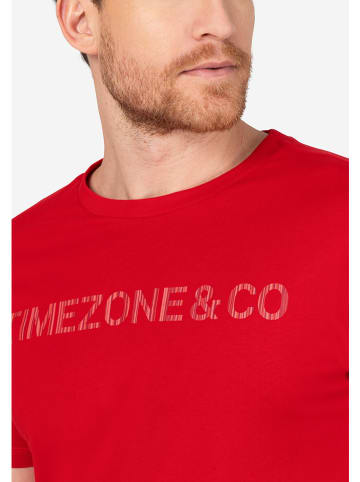 Timezone Koszulka w kolorze czerwonym