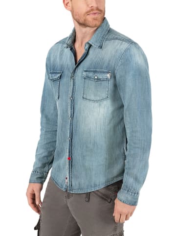 Timezone Jeanshemd in Hellblau
