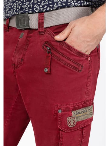 Timezone Jeansshorts "Ryker" - Regular fit - in Rot