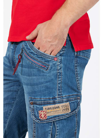 Timezone Jeansshorts "Ryker" - Regular fit - in Blau