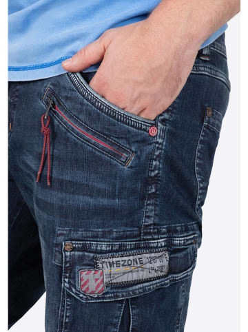 Timezone Jeansshorts "Ryker" - Regular fit - in Dunkelblau