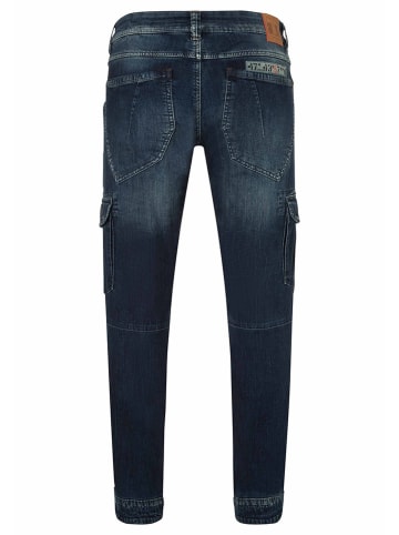 Timezone Jeans-Cargohose "Roger" - Regular Fit - in Dunkelblau