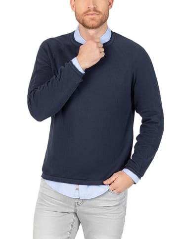 Timezone Sweter w kolorze granatowym