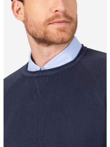 Timezone Sweter w kolorze granatowym