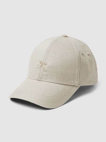 Vanguard Leinen-Cap in Creme
