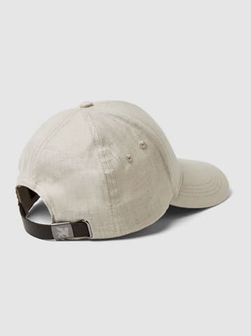 Vanguard Leinen-Cap in Creme
