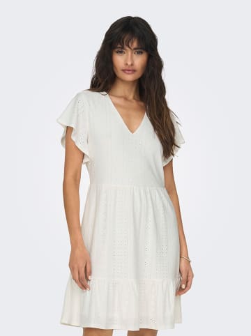 ONLY Kleid "Sandra" in Creme