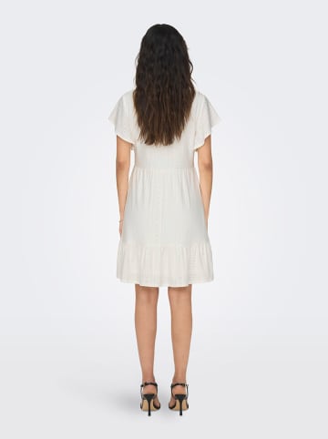 ONLY Kleid "Sandra" in Creme