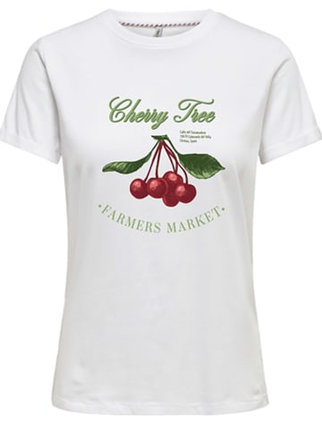 ONLY Shirt "Lathena" in Weiß