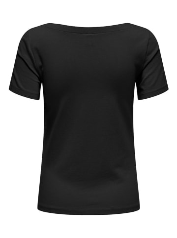 ONLY Shirt "Live" in Schwarz