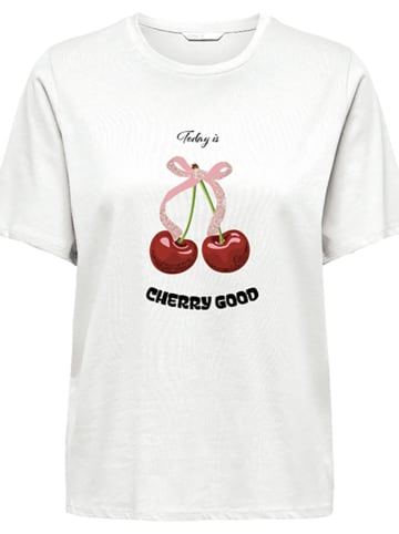 ONLY Shirt "Kita" in Weiß