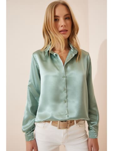Happiness Istanbul Koszula w kolorze miętowym