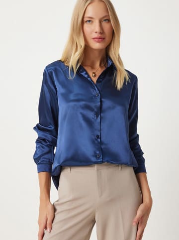 Happiness Istanbul Bluse in Dunkelblau