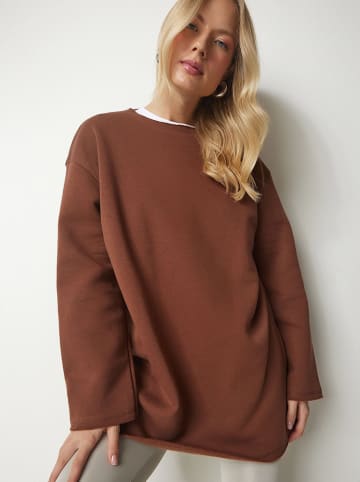 Happiness Istanbul Sweatshirt in Braun
