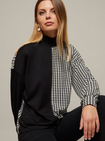 Cool and sexy Pullover in Schwarz/ Weiß