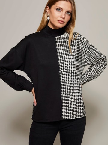 Cool and sexy Sweter w kolorze czarno-białym