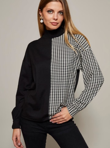 Cool and sexy Pullover in Schwarz/ Weiß