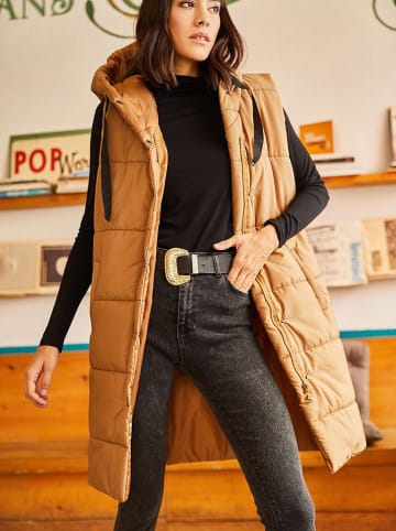 Olalook Steppweste in Beige
