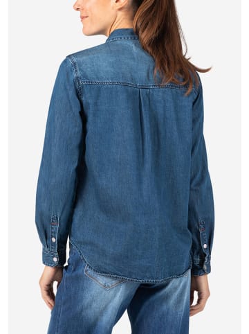 Timezone Jeans-Bluse in Blau