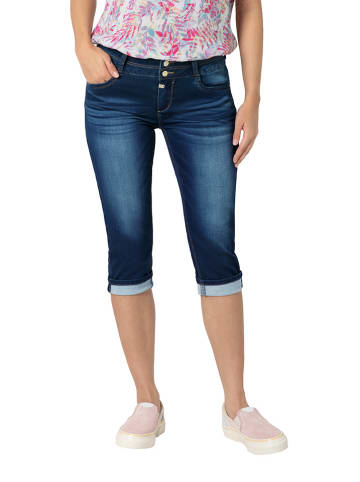 Timezone Jeans-Caprihosen "Enya" - Slim fit - in Dunkelblau
