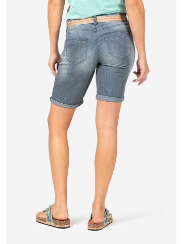 Timezone Szorty dżinsowe "Nali" - Slim fit - w kolorze niebieskim