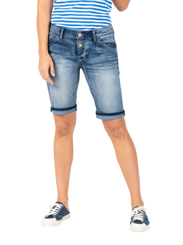 Timezone Jeans-Shorts "Nali" - Slim fit - in Blau