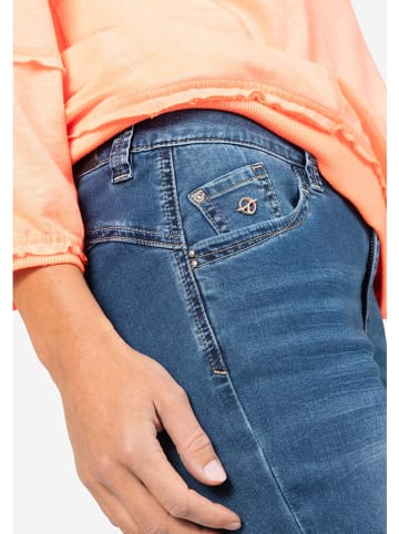 Timezone Schlag-Jeans "Lisa" - Slim fit - in Blau