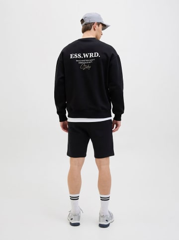 Jack & Jones Sweatshorts "Gordon" in Schwarz