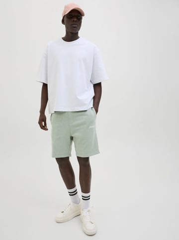 Jack & Jones Szorty dresowe "Gordon" w kolorze miętowym
