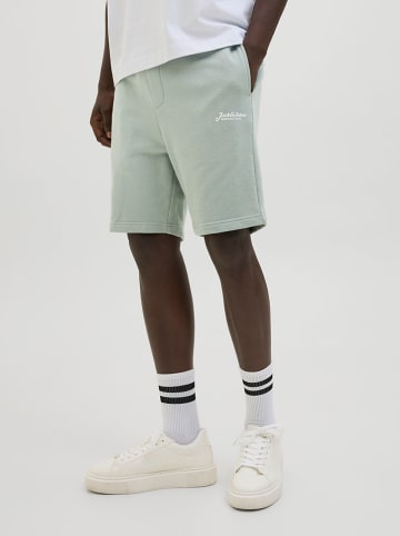 Jack & Jones Szorty dresowe "Gordon" w kolorze miętowym