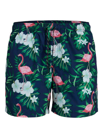 Jack & Jones Zwemshort "Maui" donkerblauw/groen