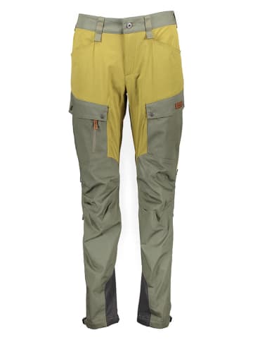 Bergans Spodnie trekkingowe "Favor" w kolorze zielonym