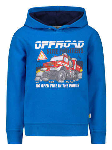 Salt and Pepper Hoodie in Blau