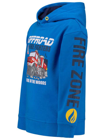 Salt and Pepper Hoodie in Blau