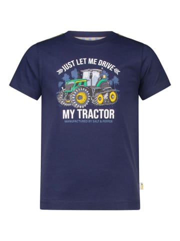 Salt and Pepper Shirt donkerblauw