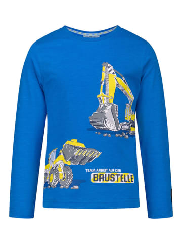 Salt and Pepper Longsleeve in Blau