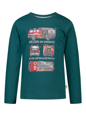 Salt and Pepper Longsleeve in Dunkelgrün