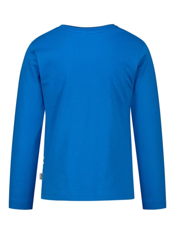 Salt and Pepper Longsleeve in Blau