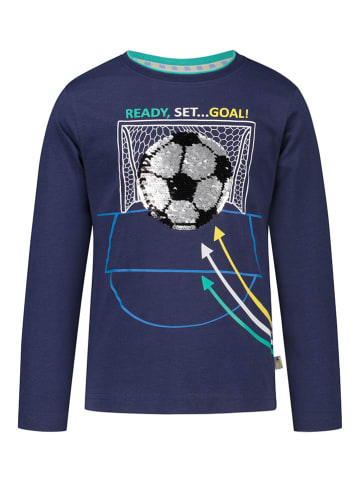Salt and Pepper Longsleeve in Dunkelblau