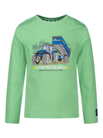 Salt and Pepper Longsleeve lichtgroen