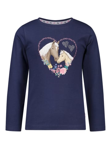 Salt and Pepper Longsleeve in Dunkelblau