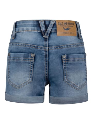 Salt and Pepper Jeans-Shorts in Blau