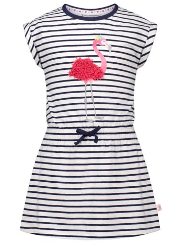 Salt and Pepper Jurk wit/donkerblauw
