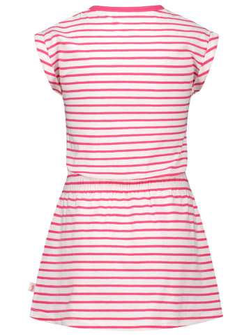 Salt and Pepper Kleid in Weiß/ Pink