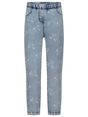 Salt and Pepper Jeggings in Hellblau