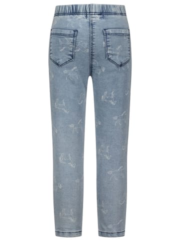 Salt and Pepper Jeggings in Hellblau