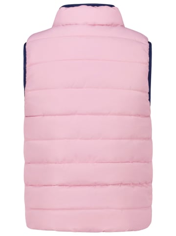 Salt and Pepper Doorgestikte bodywarmer lichtroze