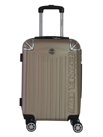 Geographical Norway 3tlg. Hardcase-Trolleyset "Softless" in Khaki