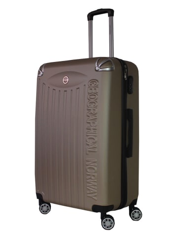 Geographical Norway 3tlg. Hardcase-Trolleyset "Softless" in Khaki
